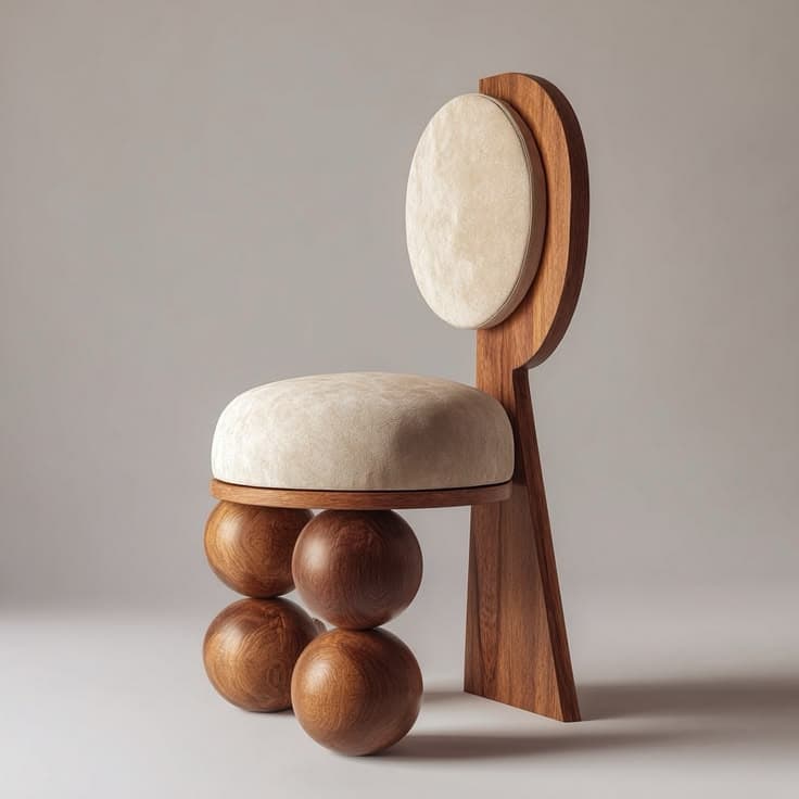 Sculptural Spherical Chair — LUXAVÉN