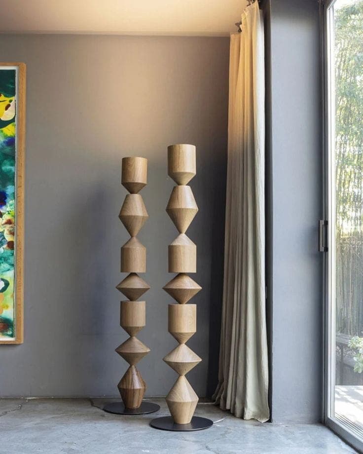 Turned Totem Columns — LUXAVÉN